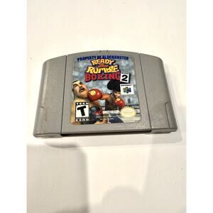 Ready 2 Rumble Boxing Round 2 Nintendo 64 N64 Video Game Blockbuster rental